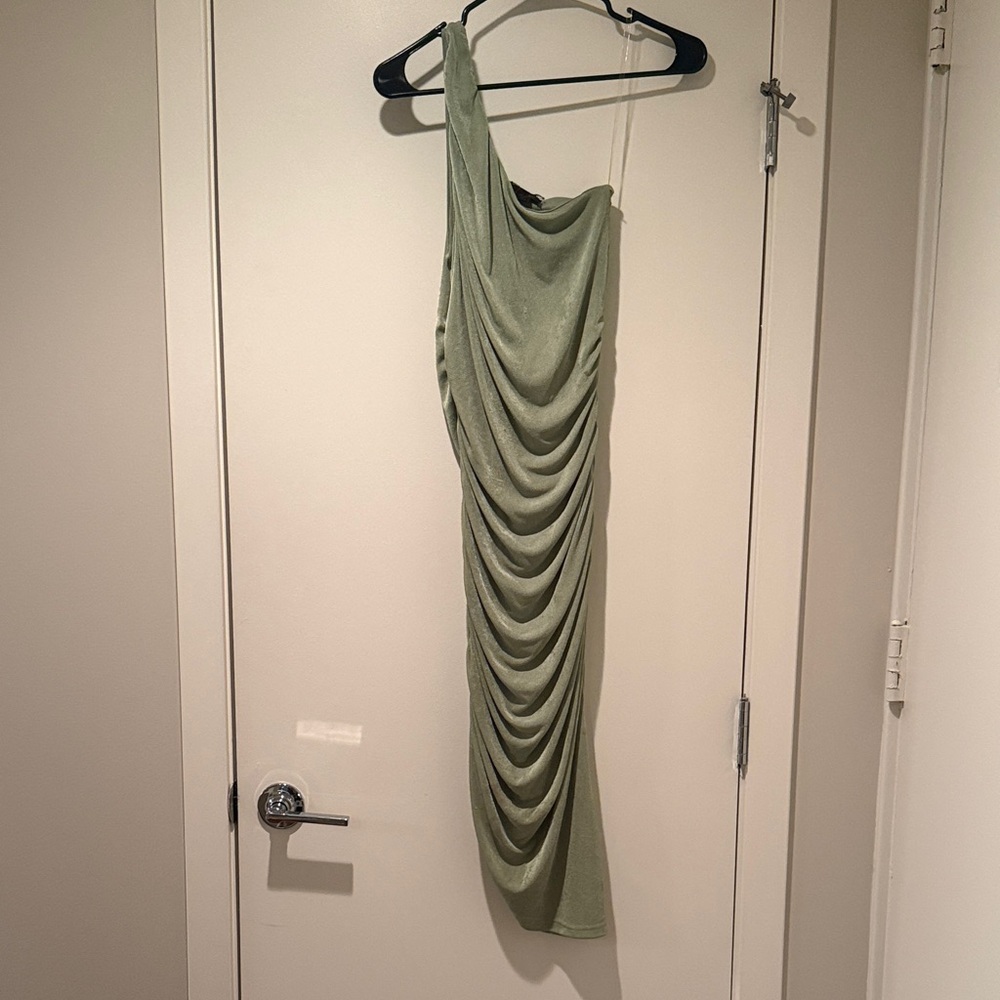 Fiestar Sage One-Shoulder Dress size M